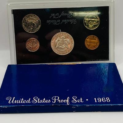 LOT 156; US Mint Coin Proof Sets from 1968, 1980 and 1981