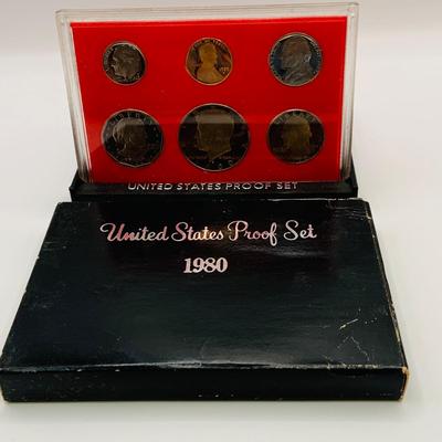 LOT 156; US Mint Coin Proof Sets from 1968, 1980 and 1981