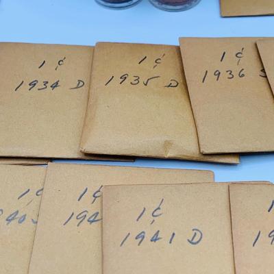 LOT 160: Large Collection of Wheat Back Pennies Featuring the 1909 VDB Penny