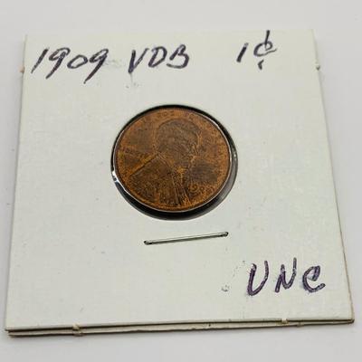 LOT 160: Large Collection of Wheat Back Pennies Featuring the 1909 VDB Penny