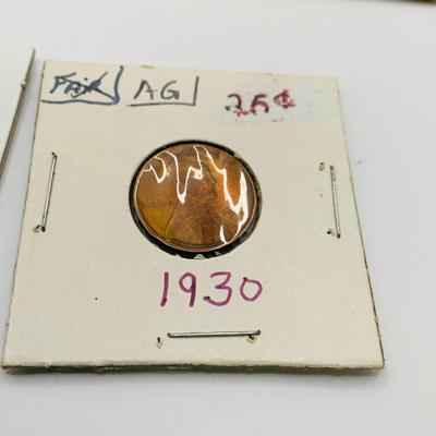 LOT 160: Large Collection of Wheat Back Pennies Featuring the 1909 VDB Penny