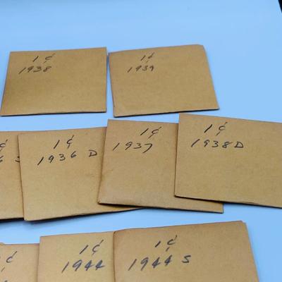 LOT 160: Large Collection of Wheat Back Pennies Featuring the 1909 VDB Penny