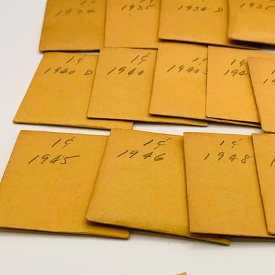 LOT 160: Large Collection of Wheat Back Pennies Featuring the 1909 VDB Penny