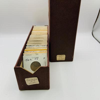 LOT 168: An Assortment of Canadian Nickels from 1920 - 1960's