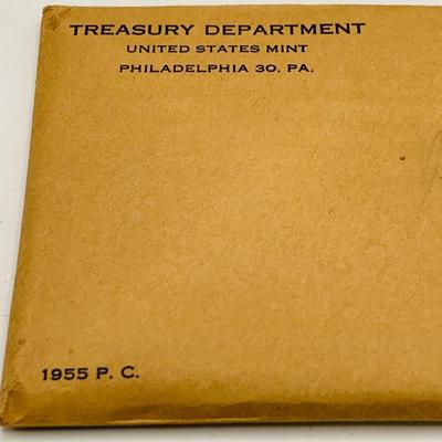 LOT 164: Unopened Us Mint Proof Sets 1955 and 1956