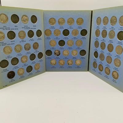 LOT 167: Coin Collection Set Lincoln Head Cent, Roosevelt Dime.and Buffalo Nickel.