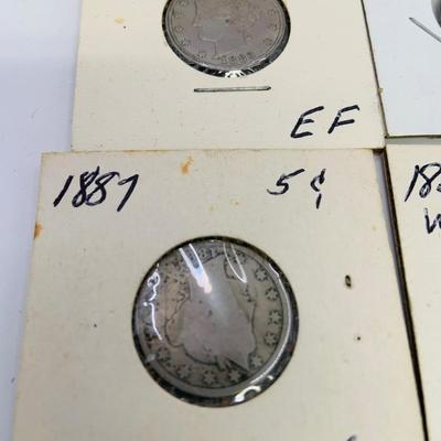 LOT 168 Collection of Liberty Head Nickels 1883 -1912