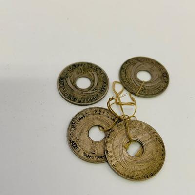 LOT 169: Foreign Coin - 1951 Festival of Britain 5 Shillings Coin, Greek Drachmas East Africa Cents