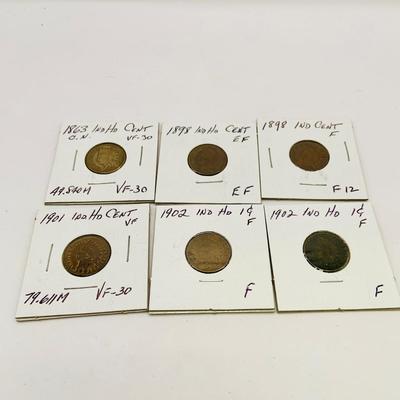 LOT 170: Indian Head Pennies