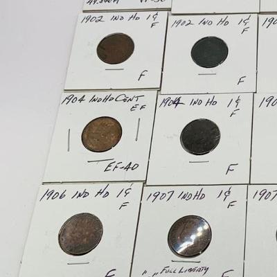 LOT 170: Indian Head Pennies