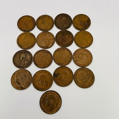 LOT 175: Collection of Australian Pennies from 1913 -1943