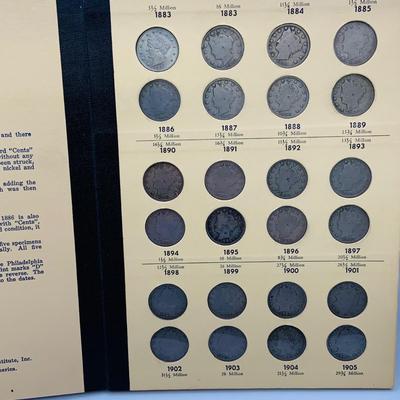 LOT 176: Coin Collection Sets Liberty Head Nickels, Lincoln Cents and US Small Cents 1857 -1909