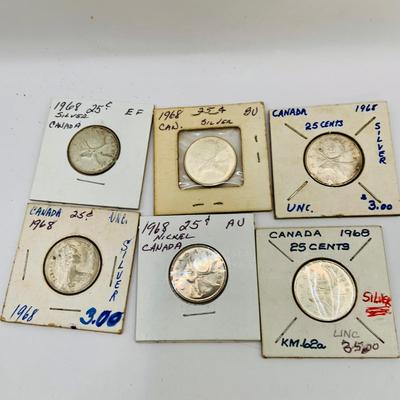 LOT 177 Assortment of Canadian Collectible Coins