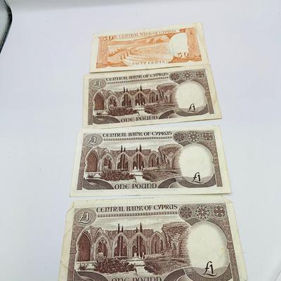 LOT 178: Collection of Foreign Currency Luxembourg, Cyprus, Greece, Canada, Mexico and Hong Kong