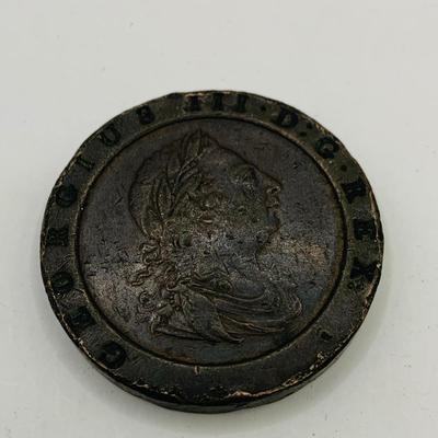 LOT 179: Set of Two (2) 1797 Britain Cartwheel Penney