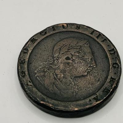 LOT 179: Set of Two (2) 1797 Britain Cartwheel Penney