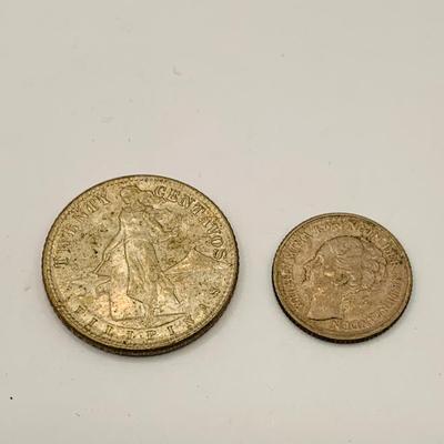 LOT 180: Collection of Coin from German, Philippines, Mexico, United Kingdom and Other Countries