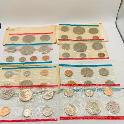 LOT:: US Mint Uncirculated Coin Sets 1971, 1972 & 1974