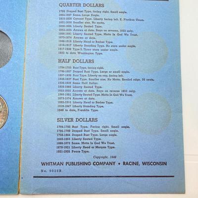 LOT 246: United States Coin Type Collection Books No. 9026A and No. 9026B with Antique / Vintage Coins