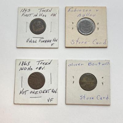 LOT 247: Unique Collection of Civil War Coins / Tokens and More