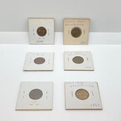 LOT 247: Unique Collection of Civil War Coins / Tokens and More
