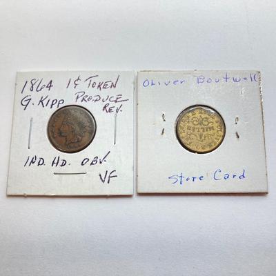 LOT 247: Unique Collection of Civil War Coins / Tokens and More