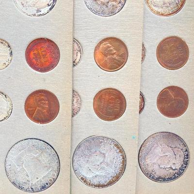 LOT 249: Three U.S. Mint Coin Sets in Original Envelopes - 1951, 1952 and 1953