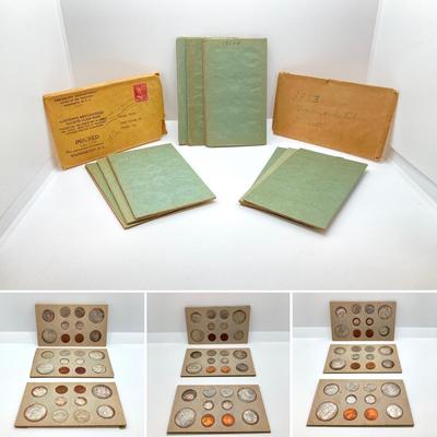 LOT 249: Three U.S. Mint Coin Sets in Original Envelopes - 1951, 1952 and 1953