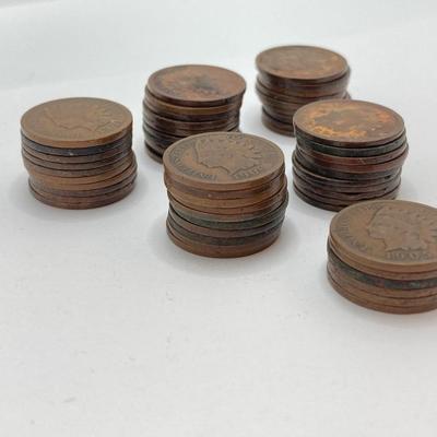 LOT 251: Collection of U.S. Indian Head Pennies