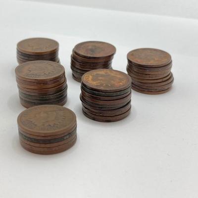 LOT 251: Collection of U.S. Indian Head Pennies