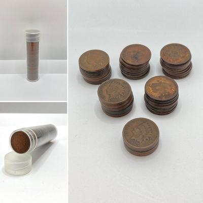 LOT 251: Collection of U.S. Indian Head Pennies