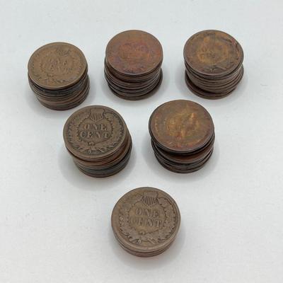 LOT 251: Collection of U.S. Indian Head Pennies