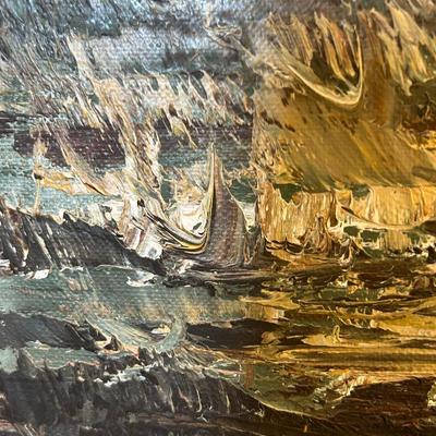 Framed Oil Painting