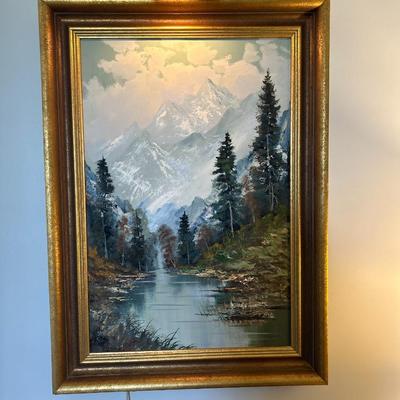 Framed Oil Painting