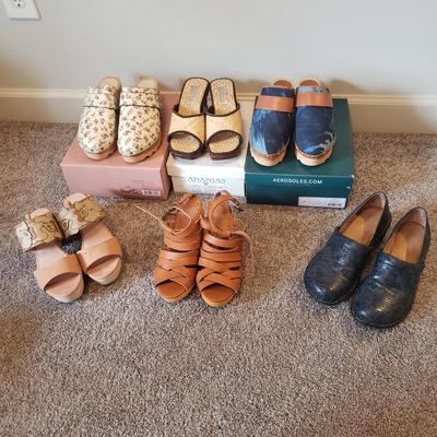 Wooden Clogs (7/8)-Aerosoles, Bass, Miss Albright and More (GB1-KD)