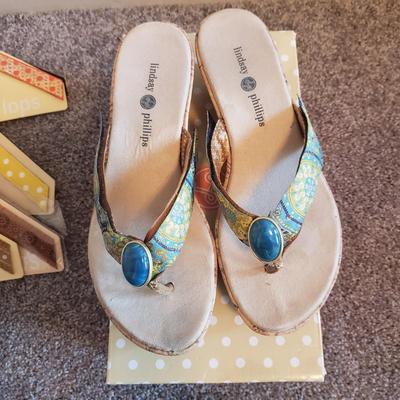 Summer Sandles (Size 7)-Clarks, Lindsay Phillips, Tonga and More (GB1-KD)
