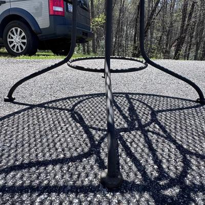 Wrought Iron Round Patio Table (G-DZ)