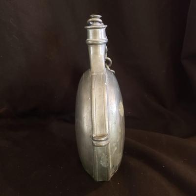 Cottage Pewter Cups, Bowls, Flask. (LR-KD) and More