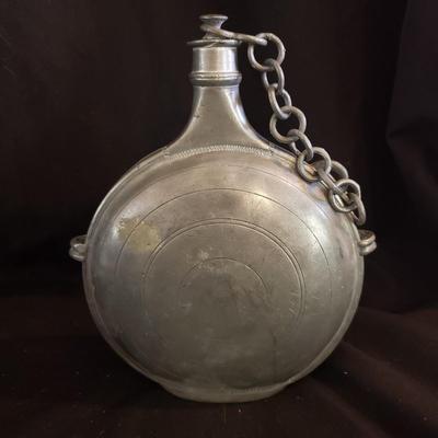 Cottage Pewter Cups, Bowls, Flask. (LR-KD) and More