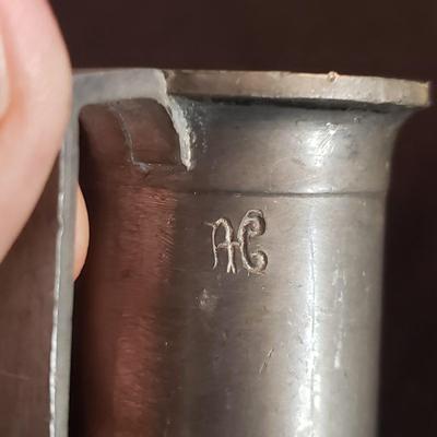 Cottage Pewter Cups, Bowls, Flask. (LR-KD) and More