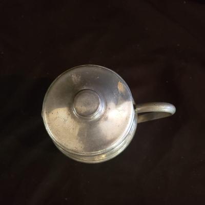 Cottage Pewter Cups, Bowls, Flask. (LR-KD) and More
