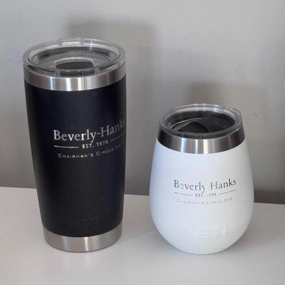 Four Branded 10 oz Yeti Tumblers (G-DZ)