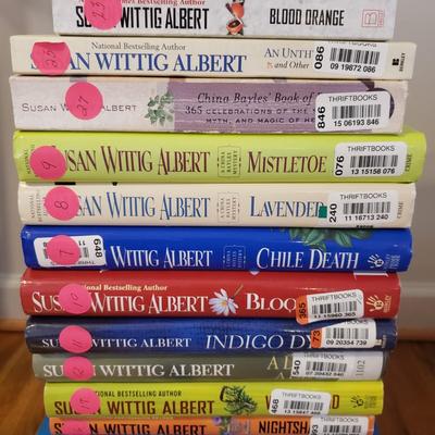 26 Books By Susan Wittig Albert (LR-KD)