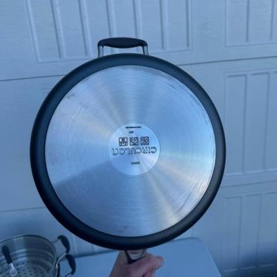 A - Circulon 9-Piece A1 ScratchDefense Nonstick Cookware Set