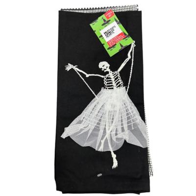3-Piece Halloween Skeleton Witch Kitchen Hand Towels