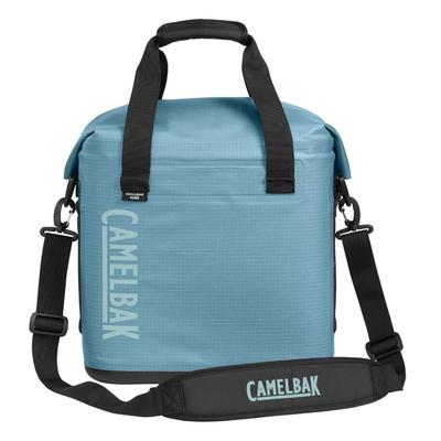CamelBak ChillBak 18L Cube Soft Cooler w/3L Fusion Group Reservoir, Waterproof Roll-Top Closure Cooler Bag - Adriatic Blue