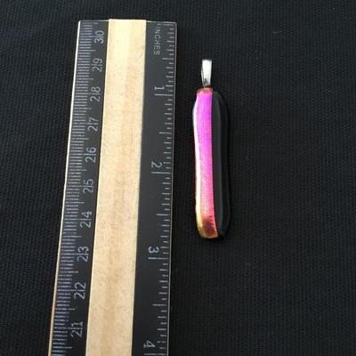 Beautiful hand blown glass pendant