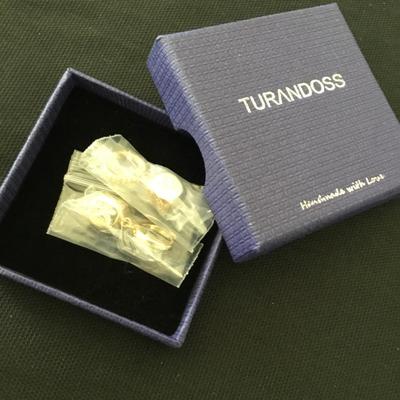 Super cute, monogram, k and heart, hoop dangle earrings