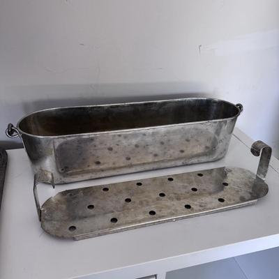 Copper Cooking Pot and Aluminum Fish Poacher (G-DZ)