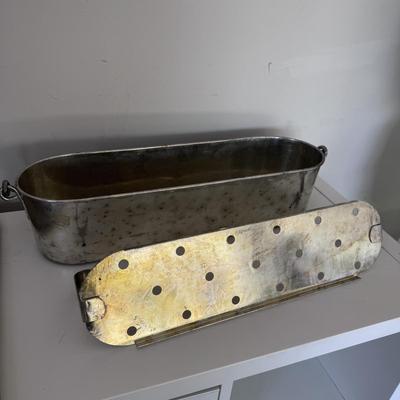 Copper Cooking Pot and Aluminum Fish Poacher (G-DZ)